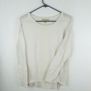 Banana Republic Long Sleeve W/Mesh Back Top